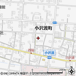 静岡県浜松市中央区小沢渡町543周辺の地図