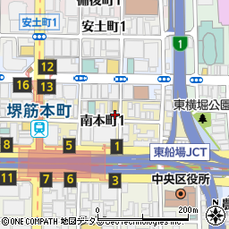 ぢどり亭 堺筋本町店周辺の地図