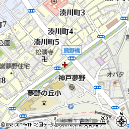 湊川町５丁目パーキングメーター周辺の地図