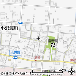 静岡県浜松市中央区小沢渡町511周辺の地図