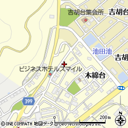 愛知県田原市吉胡町木綿台30周辺の地図