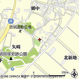 愛知県田原市吉胡町郷中27周辺の地図