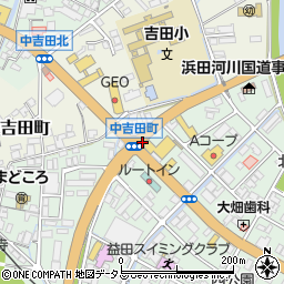 中吉田町周辺の地図