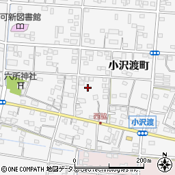 静岡県浜松市中央区小沢渡町975周辺の地図