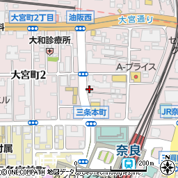 株式会社奈良振興周辺の地図