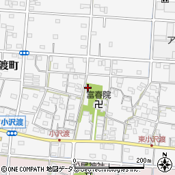 静岡県浜松市中央区小沢渡町486周辺の地図