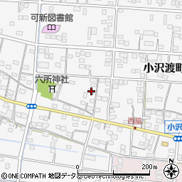 静岡県浜松市中央区小沢渡町1002周辺の地図