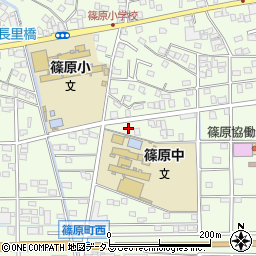 静岡県浜松市中央区篠原町20177周辺の地図