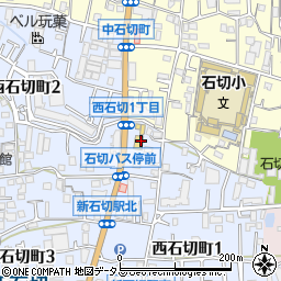 キタムラカメラ石切店周辺の地図