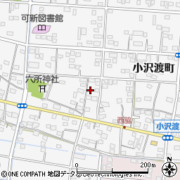 静岡県浜松市中央区小沢渡町985周辺の地図