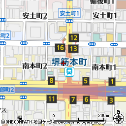 株式会社コーボーテキスタイル　大阪事務所周辺の地図
