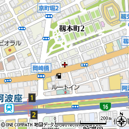 蛸家大阪船場周辺の地図