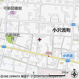 静岡県浜松市中央区小沢渡町970周辺の地図