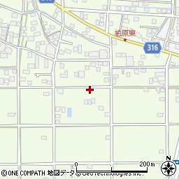 静岡県浜松市中央区篠原町22439周辺の地図