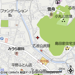 島根県益田市乙吉町385周辺の地図