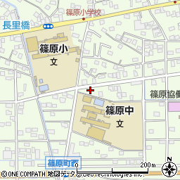 静岡県浜松市中央区篠原町20176周辺の地図