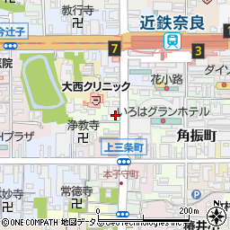 奈良県奈良市林小路町周辺の地図