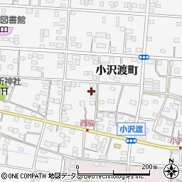 静岡県浜松市中央区小沢渡町957周辺の地図