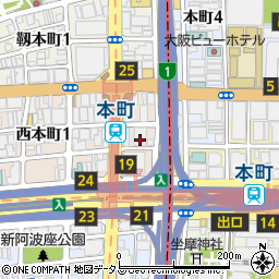 伊勢湾海運株式会社　大阪支店周辺の地図