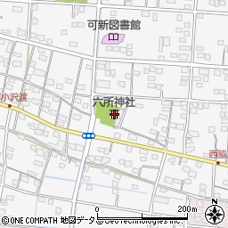 静岡県浜松市中央区小沢渡町1026周辺の地図