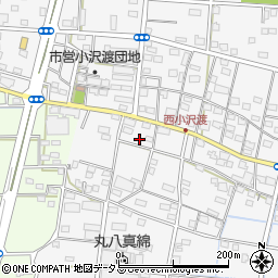 静岡県浜松市中央区小沢渡町1418周辺の地図
