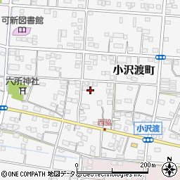 静岡県浜松市中央区小沢渡町966周辺の地図