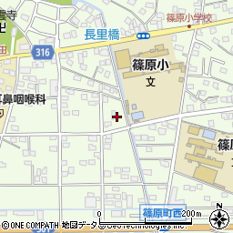 静岡県浜松市中央区篠原町20115周辺の地図