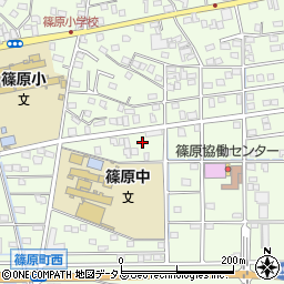 静岡県浜松市中央区篠原町20207周辺の地図