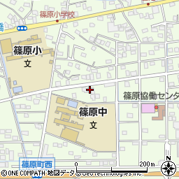 静岡県浜松市中央区篠原町20210周辺の地図