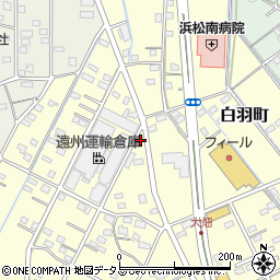 静岡県浜松市中央区白羽町448周辺の地図