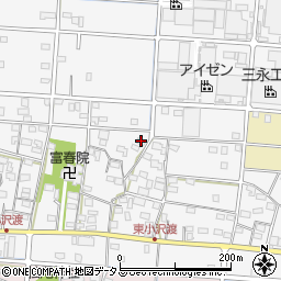 静岡県浜松市中央区小沢渡町457周辺の地図