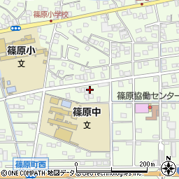 静岡県浜松市中央区篠原町20208周辺の地図