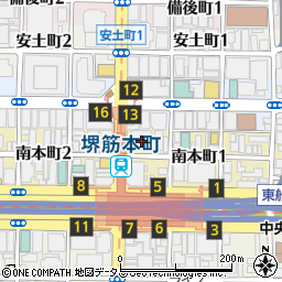 梶井綿業株式会社　大阪営業第一部周辺の地図