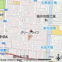 永田倉庫周辺の地図