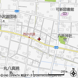 静岡県浜松市中央区小沢渡町1043周辺の地図