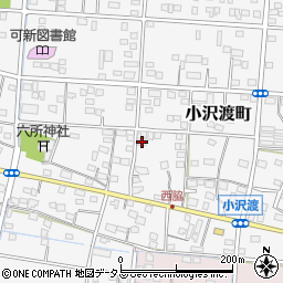 静岡県浜松市中央区小沢渡町968周辺の地図