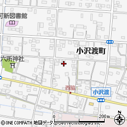 静岡県浜松市中央区小沢渡町965周辺の地図
