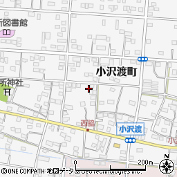 静岡県浜松市中央区小沢渡町959周辺の地図