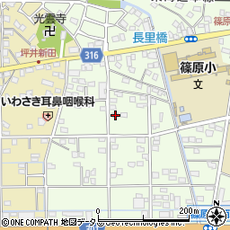 静岡県浜松市中央区篠原町20097周辺の地図