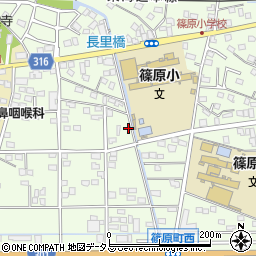 静岡県浜松市中央区篠原町20114周辺の地図