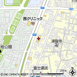 ジャパン東大阪吉田店周辺の地図