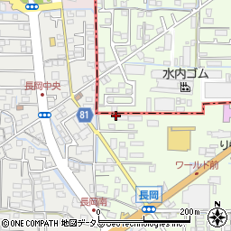 岡山県岡山市中区下447周辺の地図