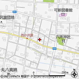 静岡県浜松市中央区小沢渡町1041周辺の地図