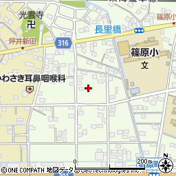 静岡県浜松市中央区篠原町20096周辺の地図