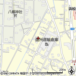 静岡県浜松市中央区白羽町155周辺の地図