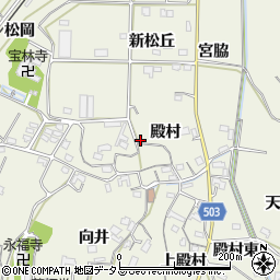 愛知県豊橋市杉山町殿村周辺の地図