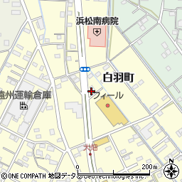 静岡県浜松市中央区白羽町62周辺の地図