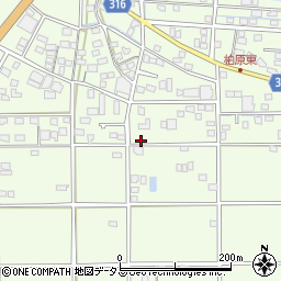 静岡県浜松市中央区篠原町22458周辺の地図