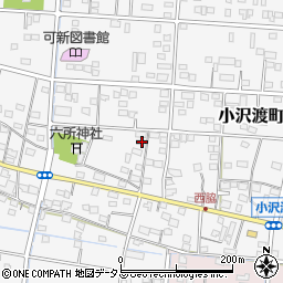 静岡県浜松市中央区小沢渡町991周辺の地図