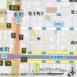 株式会社ルームワン　大阪店周辺の地図
